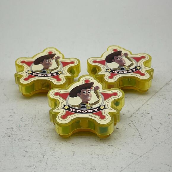 Lot Of 5 Original Disney Toy Story Buzz Woody Sweet Tarts Tube, Fun Straw, Badge - Picture 2 of 16